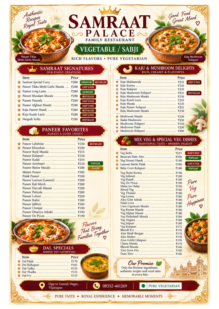 Menu page 7