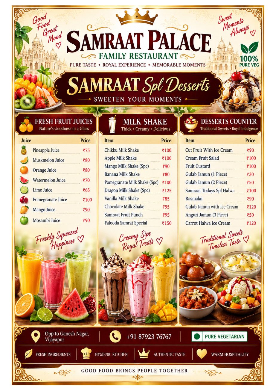Menu page 10
